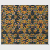 Papier Cadeau Papier à Merci de tournesol (Plat)