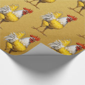 Papier Cadeau Papier à Motif de poulet (Coin)