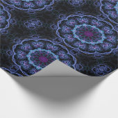 Papier Cadeau Papier à Motif fractionné bleu et rose (Coin)