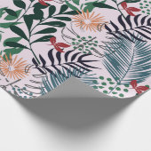 Papier Cadeau Papier à Motif tropical floral (Coin)
