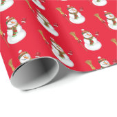 Papier Cadeau Papier à papier à enveloppement de Noël (Coin rond)