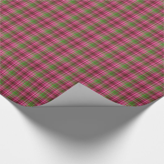 Papier Cadeau PAPIER À PAPIER Pink-Neon-Brown-Coll-PLAID-01-GIFT (Coin)