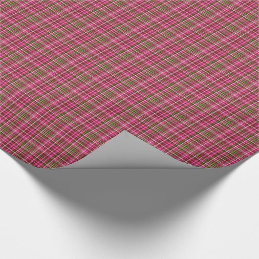 Papier Cadeau PAPIER À PAPIER Pink-Neon-Brown-Coll-PLAID-04-GIFT (Coin)