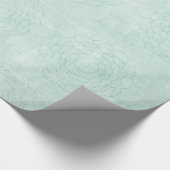 Papier Cadeau Papier à Rose à fleurs bleues (Coin)