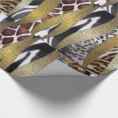 Papier Cadeau Papier Abstrait Poster de animal sauvage (Coin)