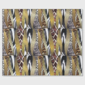 Papier Cadeau Papier Abstrait Poster de animal sauvage (Plat)