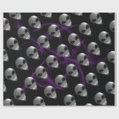 Papier Cadeau Papier alien gris (Plat)