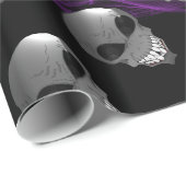 Papier Cadeau Papier alien gris (Coin rond)