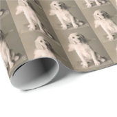 Papier Cadeau Papier Angel Puppy (Coin rond)