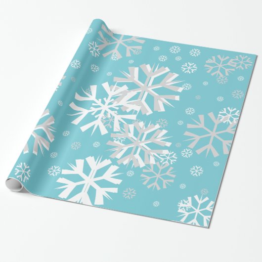 Papier Cadeau Papier-Aqua pour l'enlèvement des flocons de neige (Déroulé)
