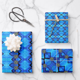 Papier cadeau Papier bleu Himalaya