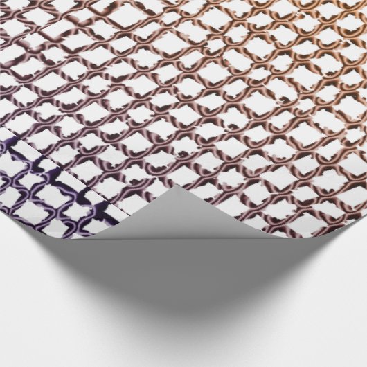 Papier Cadeau Papier brillant à envelopper Beige Net (Coin)