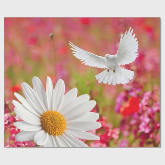 Papier Cadeau Papier brillant à envelopper, Tourbe blanche Tourb (Plat)