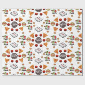 Papier Cadeau Papier brillant d'emballage de pizza (Plat)