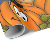 Papier Cadeau Papier brillant, Thanksgiving Turquie (Coin rond)