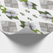 Papier Cadeau Papier brillant, Triangles gris coton (Coin)