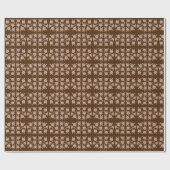 Papier Cadeau Papier Brown au chocolat (Plat)