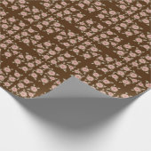 Papier Cadeau Papier Brown au chocolat (Coin)