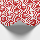 Papier Cadeau Papier-cadeau Bullseye-Rouge-Blanc (Coin)