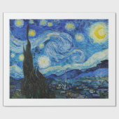 PAPIER CADEAU PAPIER CADEAU: LA NUIT STARRY : VAN GOGH (Plat)