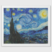 PAPIER CADEAU PAPIER CADEAU: VINCENT VAN GOGH : NUIT STARRY (Plat)