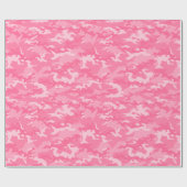 Papier Cadeau Papier camouflage rose 2 Camo (Plat)
