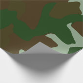 Papier Cadeau Papier camouflage vert et Brown (Coin)