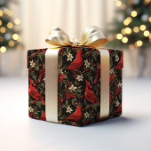 Papier Cadeau Papier cardinal vintage