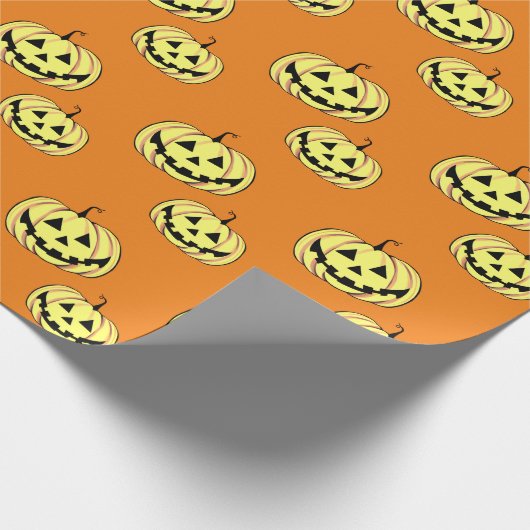 Papier Cadeau Papier citrouille (Coin)