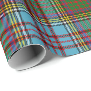 Papier Cadeau Papier Clan Anderson Tartan
