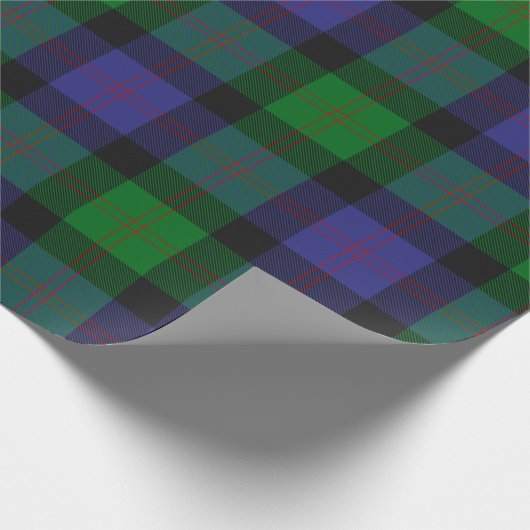 Papier Cadeau Papier Clan Blair Tartan (Coin)