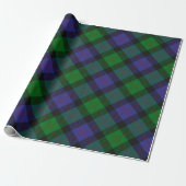Papier Cadeau Papier Clan Blair Tartan (Déroulé)