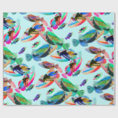 Papier Cadeau Papier colorié de l'État d'Hawaii pour l'enlèvemen (Plat)