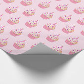 Papier Cadeau Papier-Cupcake (Coin)