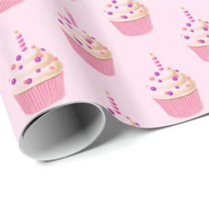 Papier Cadeau Papier-Cupcake