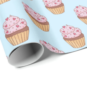 Papier Cadeau Papier-Cupcake