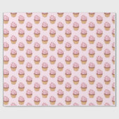 Papier Cadeau Papier-Cupcake (Plat)