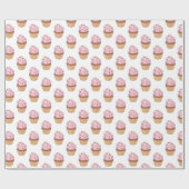 Papier Cadeau Papier-Cupcake (Plat)