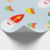 Papier Cadeau Papier d’emballage frais Saint-Nicolas (Coin)