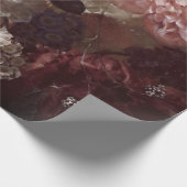 Papier Cadeau Papier d'affiche floral des beaux-arts 60lb (Coin)