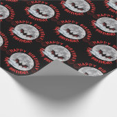 Papier Cadeau Papier d'anniversaire heureux pour chauve-souris e (Coin)