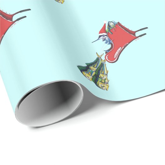 Papier Cadeau Papier de cadeau des brides serrées (Coin rond)