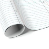 Papier Cadeau Papier de carnet (Coin rond)