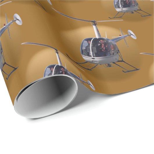 Papier Cadeau Papier de Cool Chooper pour l'enlèvement d'hélicop (Coin rond)