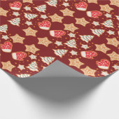 Papier Cadeau Papier de déviation de Matte de Noël (Coin)