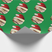 Papier Cadeau Papier de enveloppement de base-ball de Noël uniqu (Coin)