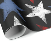 Papier Cadeau Papier de gravure d'étoile (Coin rond)