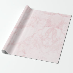 Papier Cadeau Papier de marbre rose-clair d'emballage cadeau