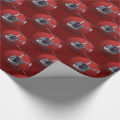 Papier Cadeau Papier de Noël de l'hélicoptère (Coin)