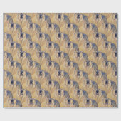 Papier Cadeau Papier de Noël de l'ours polaire (Plat)